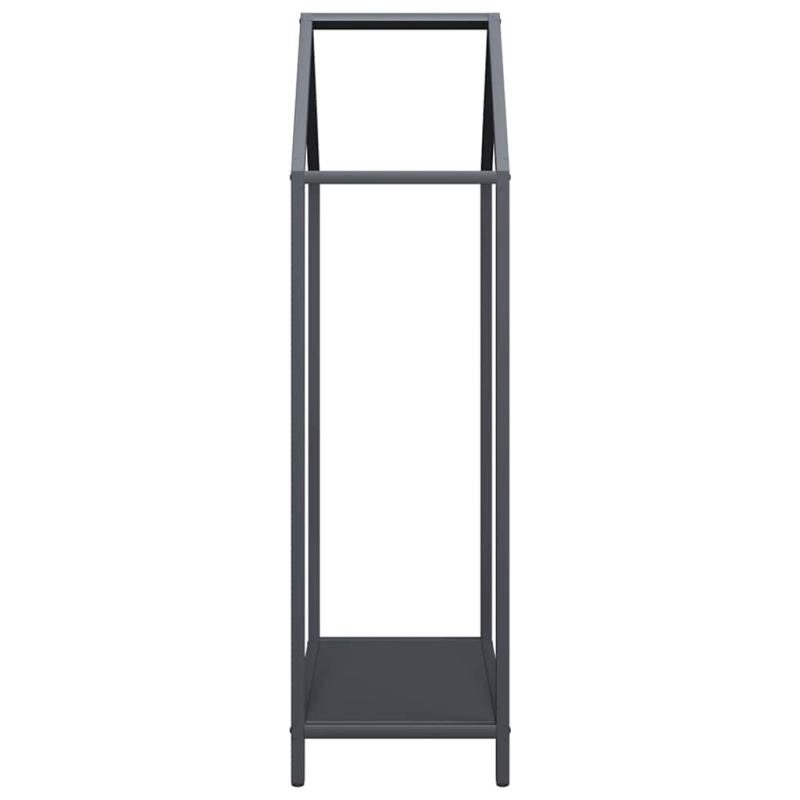 Brennholzregal Anthrazit 40x25x90 cm Kaltgewalzter Stahl