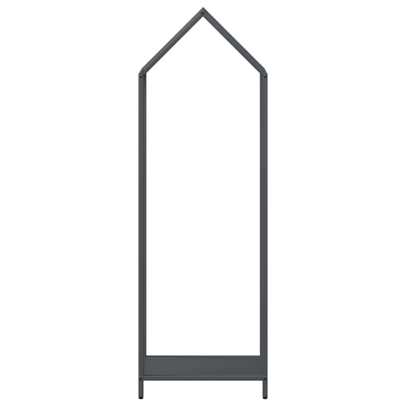 Brennholzregal Anthrazit 40x25x120 cm Kaltgewalzter Stahl