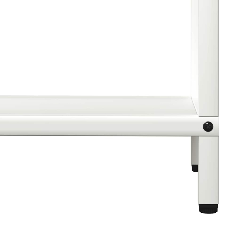 Brennholzregal Weiß 60x25x60 cm Kaltgewalzter Stahl