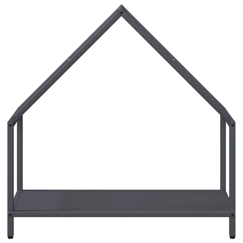 Brennholzregal Anthrazit 60x25x60 cm Kaltgewalzter Stahl