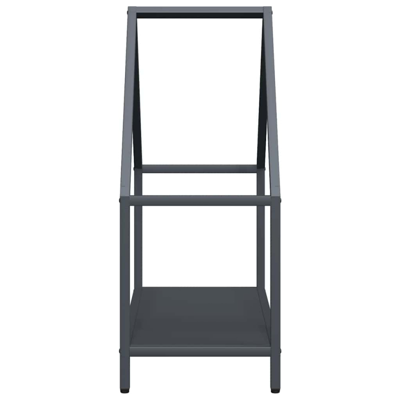 Brennholzregal Anthrazit 60x25x60 cm Kaltgewalzter Stahl