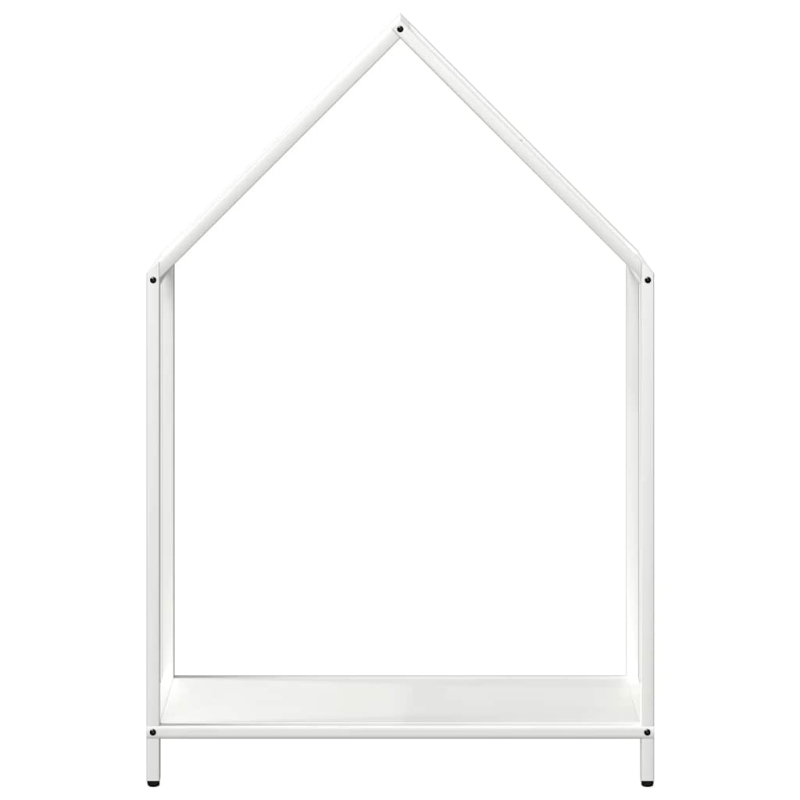 Brennholzregal Weiß 60x25x90 cm Kaltgewalzter Stahl