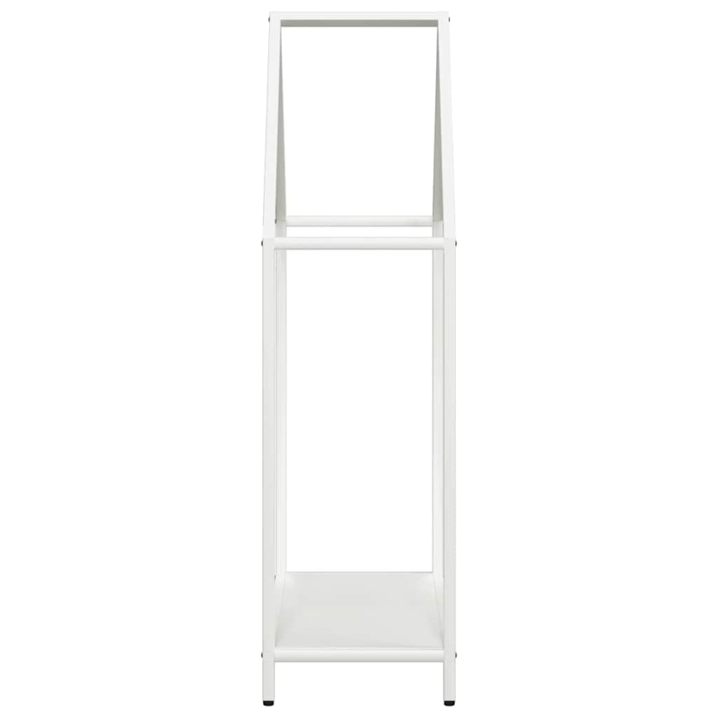 Brennholzregal Weiß 60x25x90 cm Kaltgewalzter Stahl