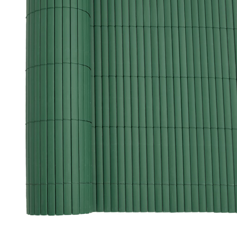 Gartenzaun Doppelseitig Grün 1,8x3 m PVC