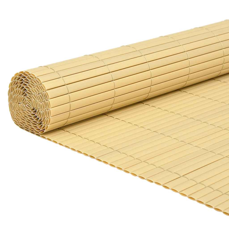 Gartenzaun Doppelseitig Gelb 1,8x5 m PVC