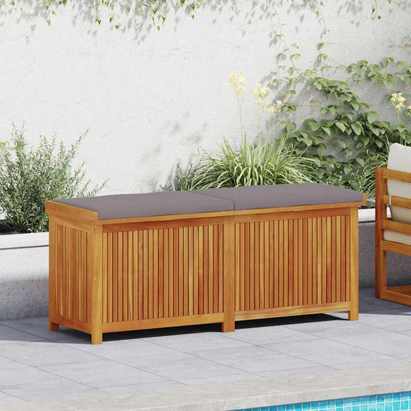 Outdoor-Kissenbox 150x50x60,5 cm Massivholz Akazie