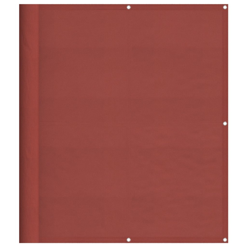 Balkon-Sichtschutz Terrakotta 120x800 cm 100 % Polyester-Oxford