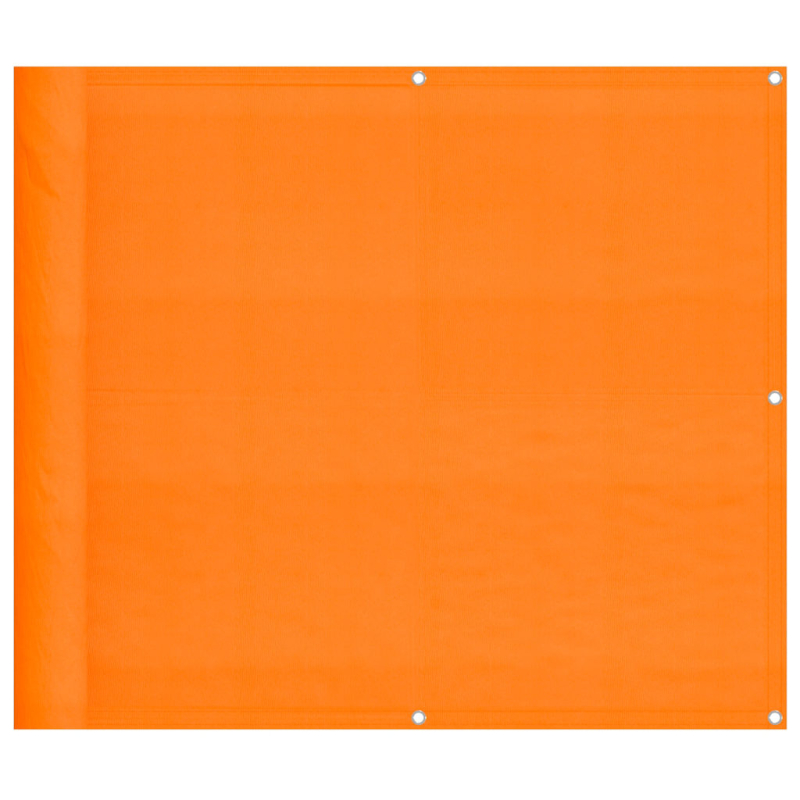 Balkon-Sichtschutz Orange 90x700 cm 100% Polyester-Oxford