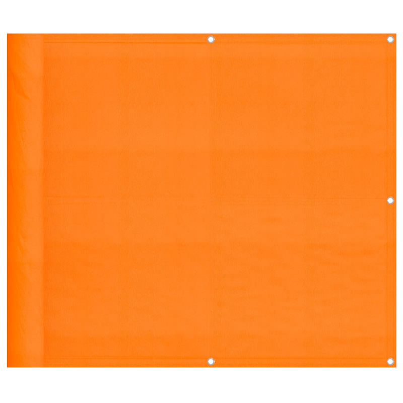 Balkon-Sichtschutz Orange 90x800 cm 100% Polyester-Oxford