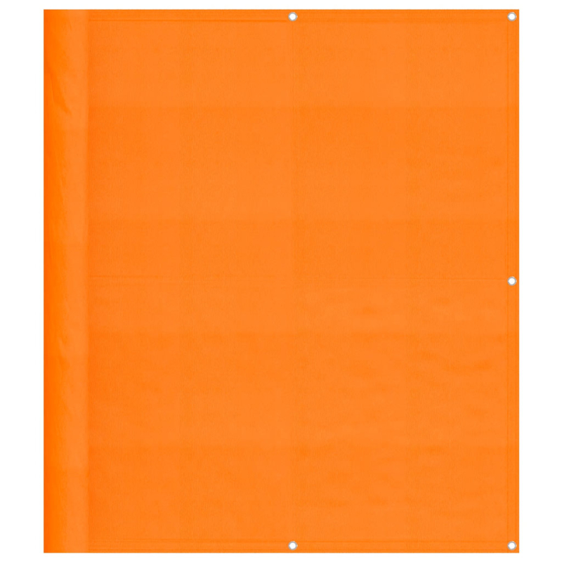 Balkon-Sichtschutz Orange 120x700 cm 100% Polyester-Oxford