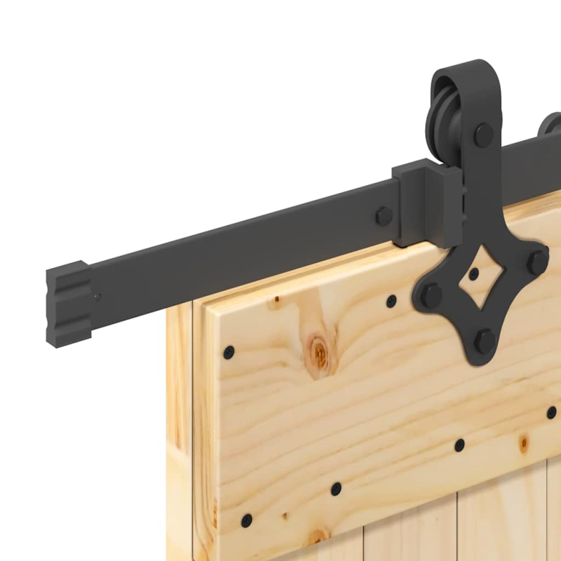 Schiebetür mit Beschlag 70x210 cm Massivholz Kiefer