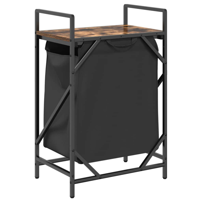 Wäschekorb 1 Fach mit Ablage Räuchereiche