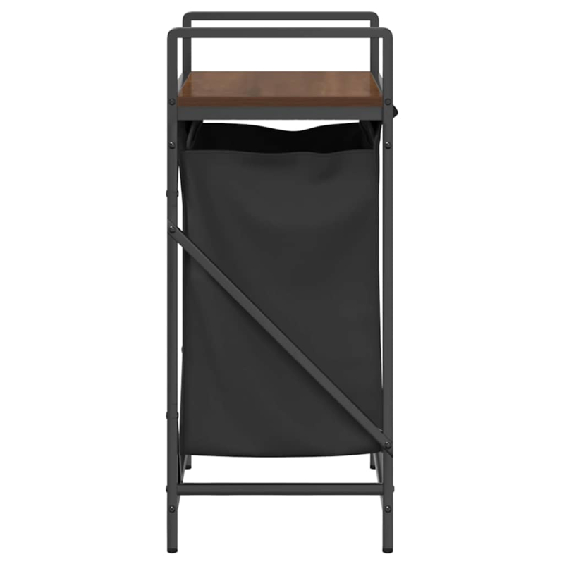 Wäschekorb 1 Fach mit Ablage Braun Eichen-Optik