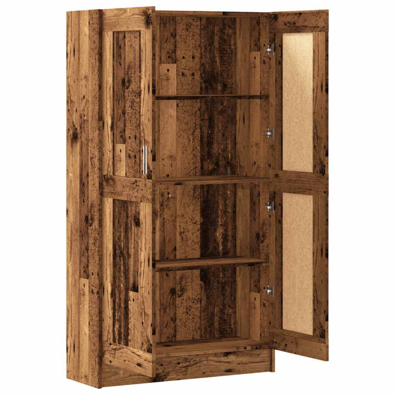 Bücherschrank Altholz-Optik 82,5x30,5x150 cm Holzwerkstoff