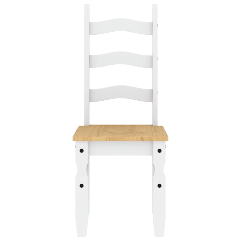 5-tlg. Essgruppe Panama Weiß Massivholz Kiefer