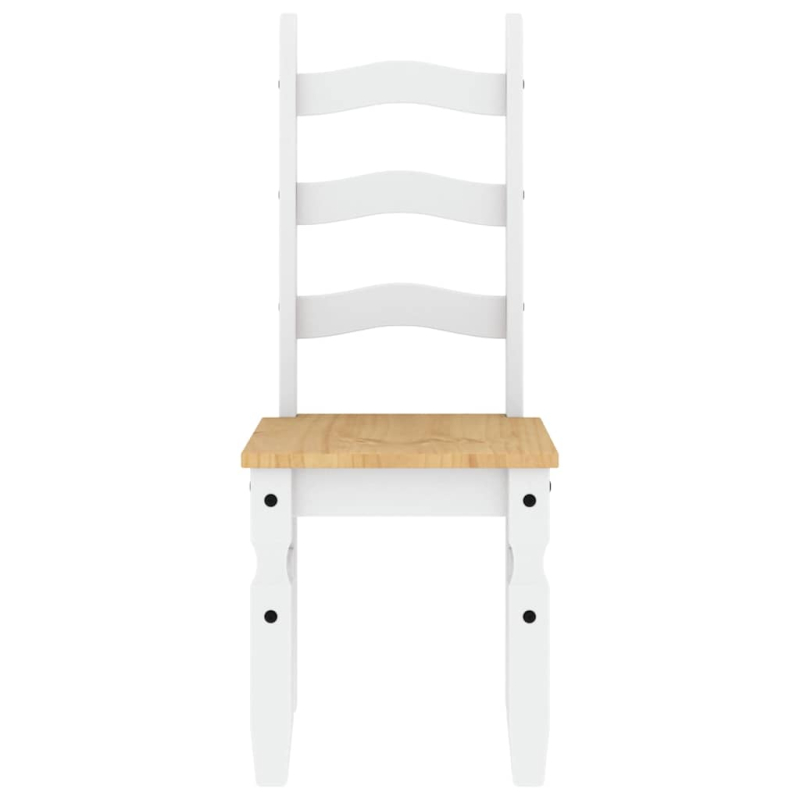 3-tlg. Essgruppe Panama Weiß Massivholz Kiefer