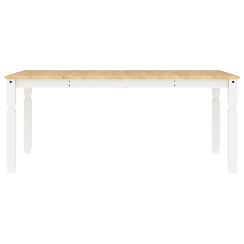 5-tlg. Essgruppe Panama Weiß Massivholz Kiefer