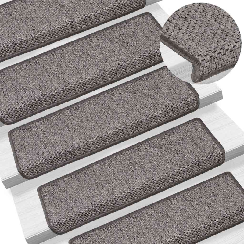Stufenmatten Selbstklebend Sisal-Optik 30 Stk. 65x21x4cm