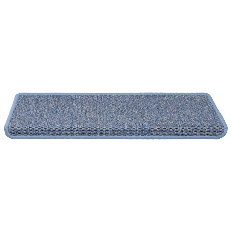 Stufenmatten Selbstklebend Sisal-Optik 30Stk. 65x21x4cm Blau