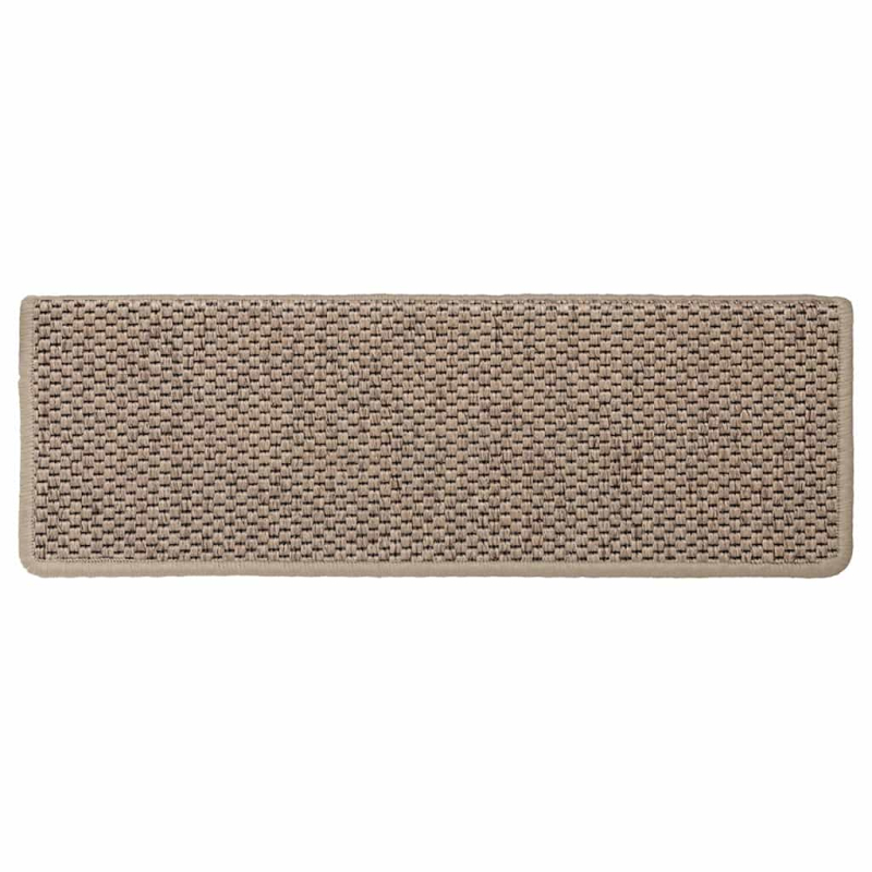 Stufenmatten Selbstklebend Sisal-Optik 30Stk. 65x21x4cm Sand