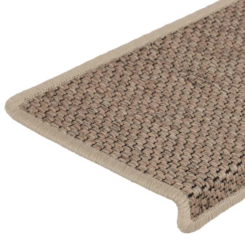 Stufenmatten Selbstklebend Sisal-Optik 30Stk. 65x21x4cm Sand