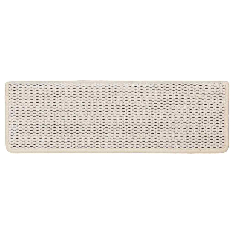 Stufenmatten Selbstklebend Sisal-Optik 30 Stk. 65x21x4cm Creme