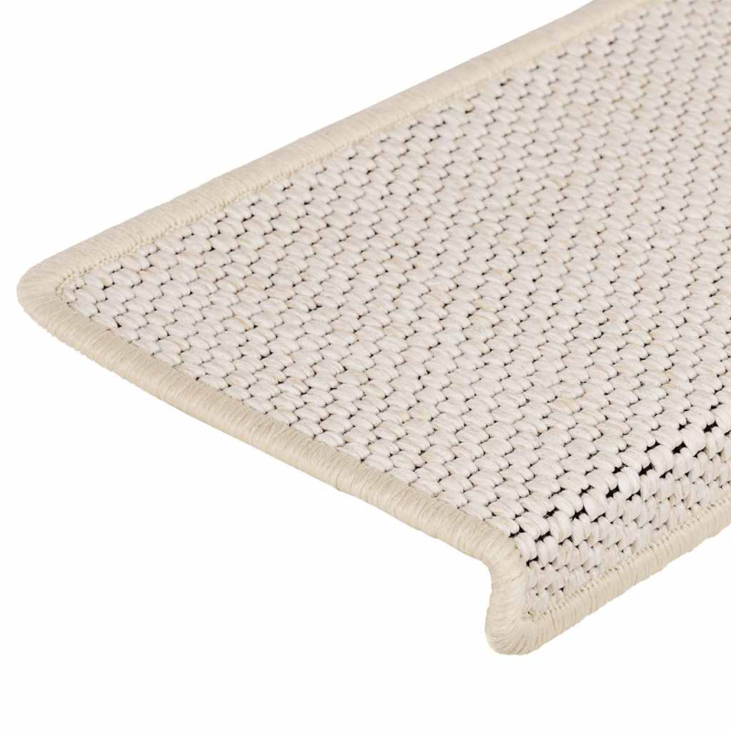 Stufenmatten Selbstklebend Sisal-Optik 30 Stk. 65x21x4cm Creme