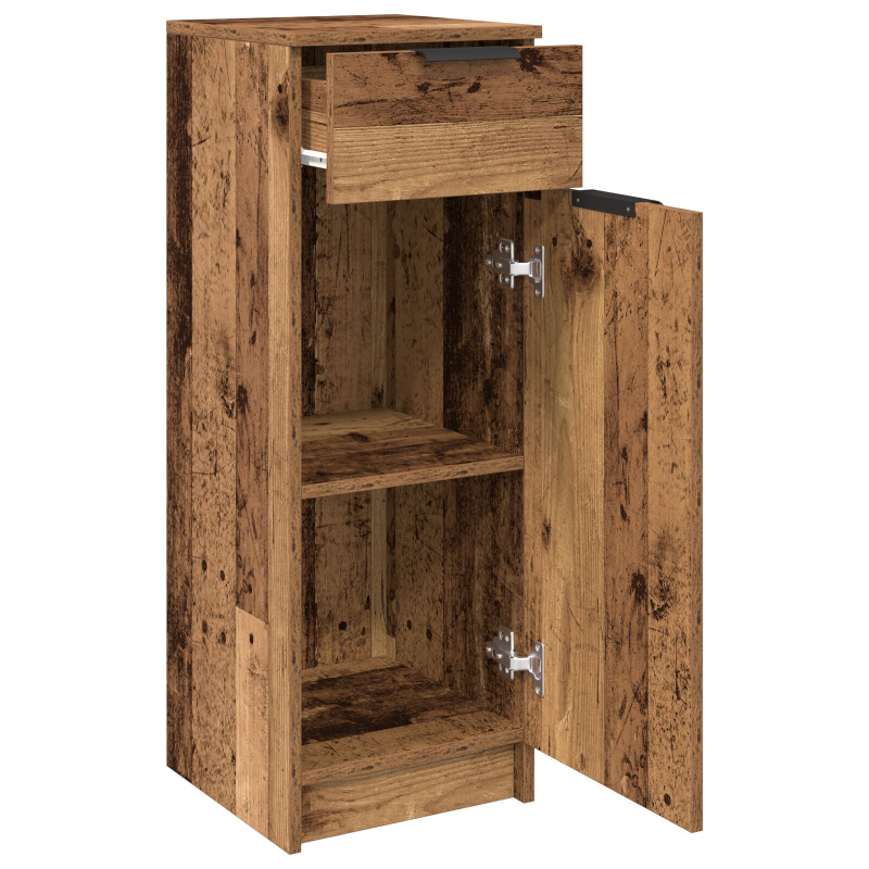 Badezimmer Schrank Alte Holz 32x34x90 cm Ingenieurholz