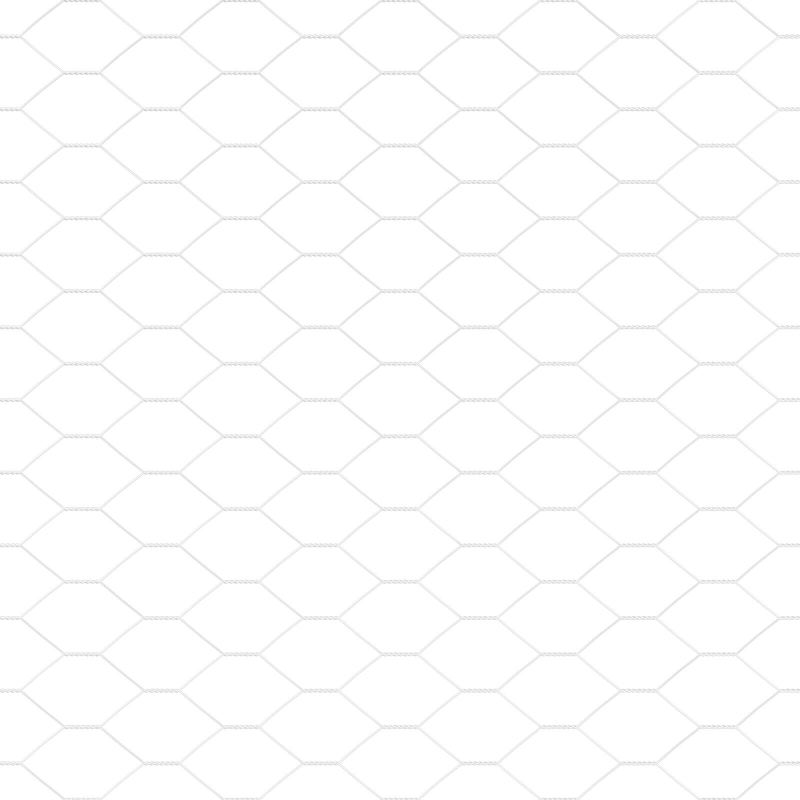 Gartenzaunset Set von 2 Galvanisierter Stahl 1 m hoch, 25 m lang