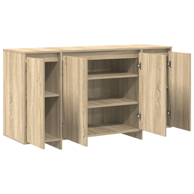 Eiche Sideboard Sonoma Eiche Holzwerkstoff 135 x 41 x 75 cm
