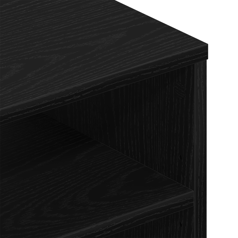Wandregal Schwarze Eiche 140x41x75 cm Holzwerkstoff