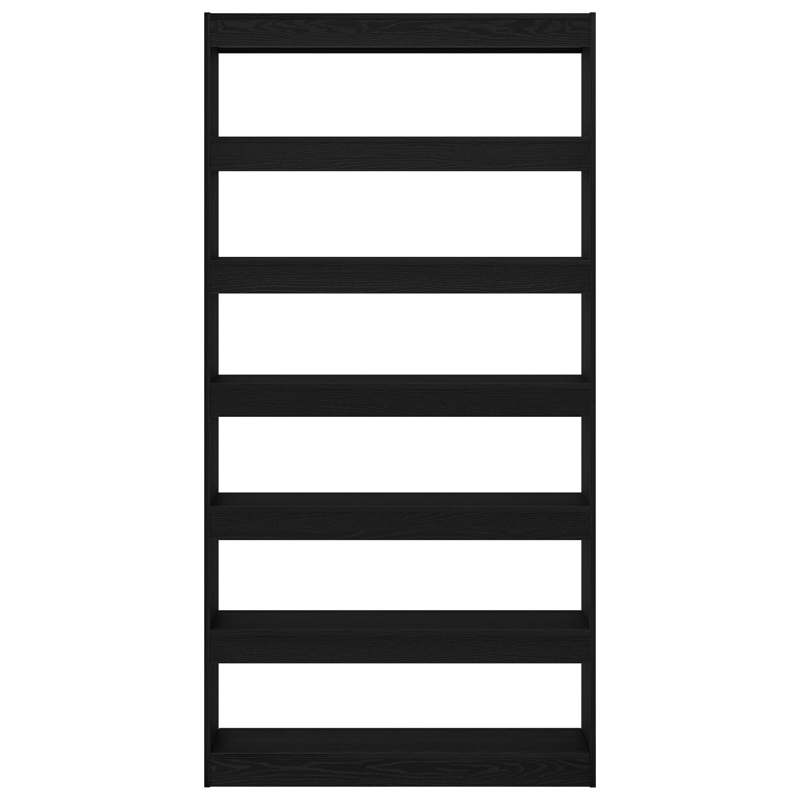 Bücherregal Schwarze Eiche Material 100 x 30 x 198 cm Regale