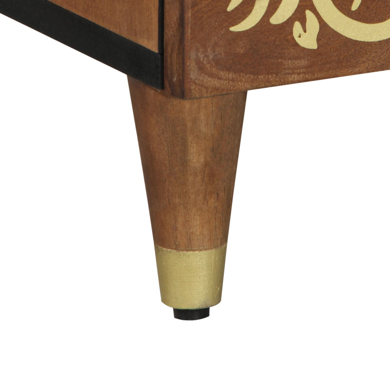 Highboard 60x33x100 cm Massivholz Mango