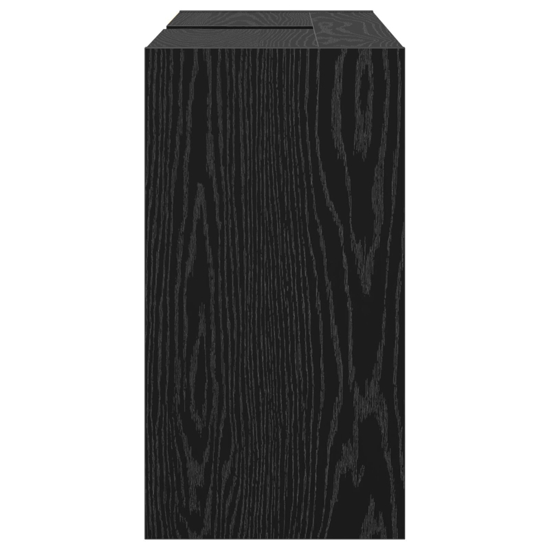 Spülenschrank Schwarz Eiche 90x29x55 cm Holzwerkstoff