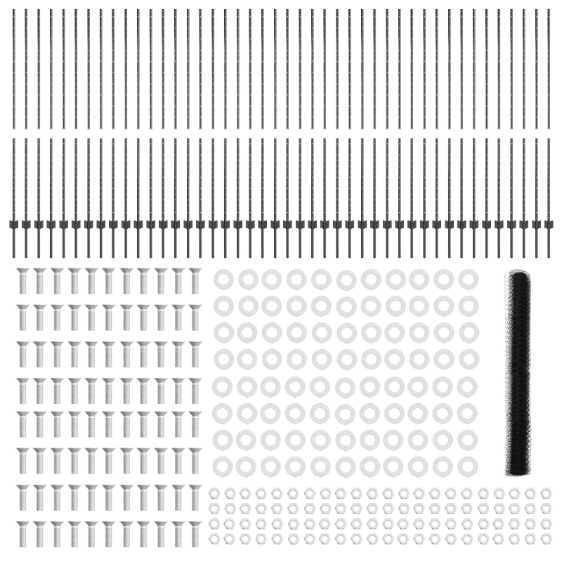 Zaunpfosten 22 Stück U-Kanal Grau 160 cm Stahl, Sechseckzaun Grau 1,6x100 m Stahl