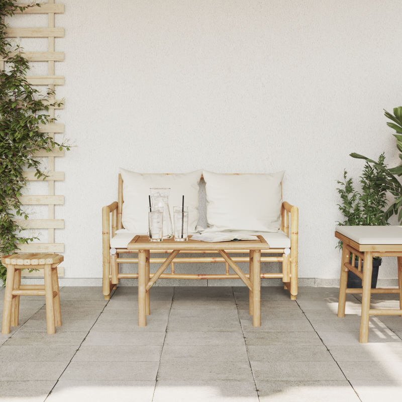 Couchtisch 70x40x36 cm Bambus