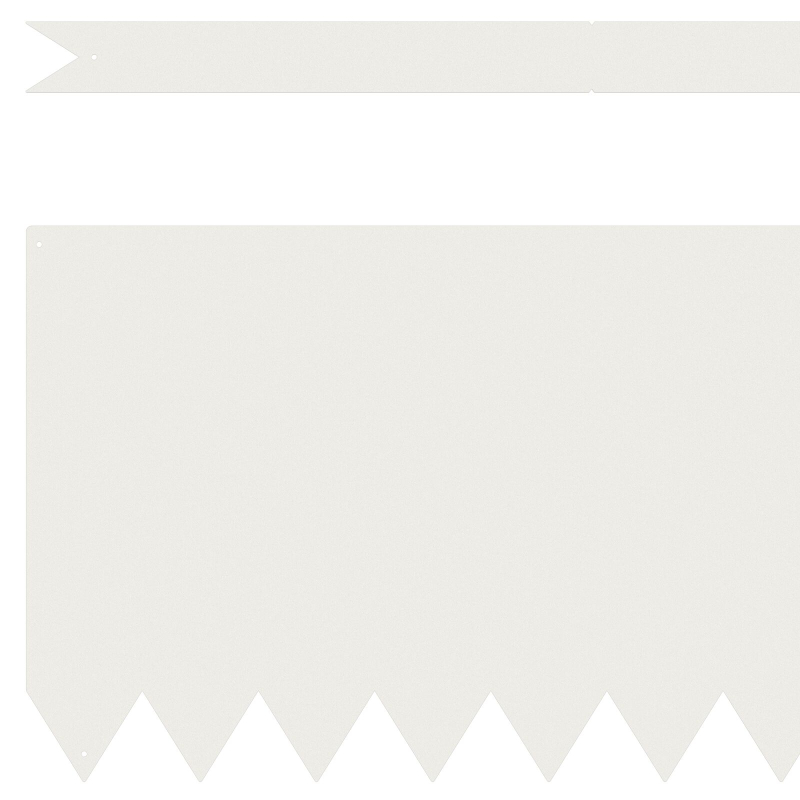 Rasenränder 50 Stück Weiß 100x0,5x30 cm Kunststoff