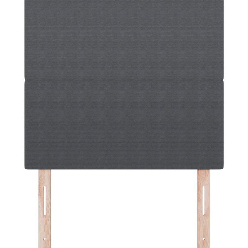 Kopfteil Schlichtes Design Dunkelgrau 100 cm Cord-Stoff