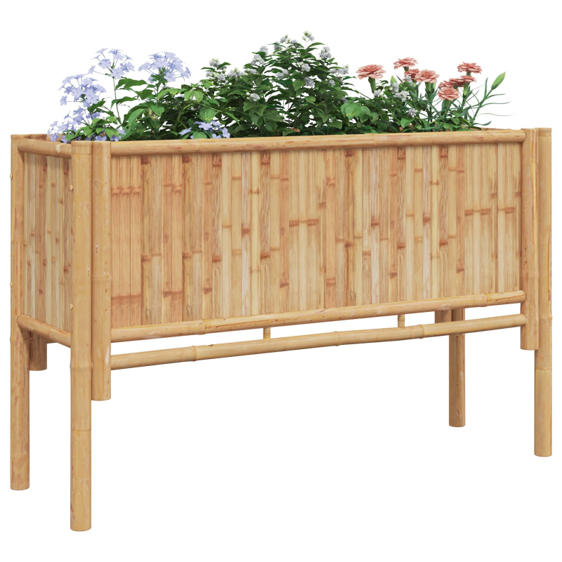 Garten Hochbeet 110x35x70 cm Bambus