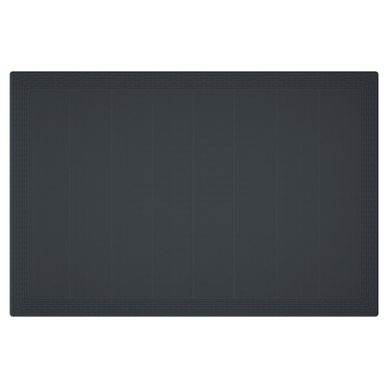 5-teiliges Garten Essgruppe mit Kissen Anthrazit Poly Rattan