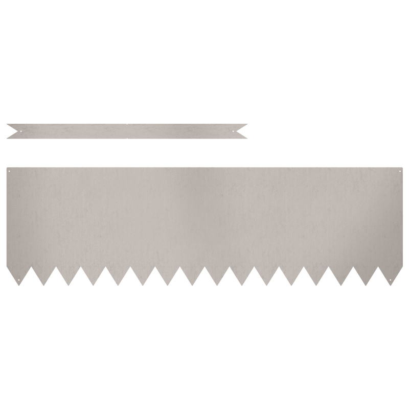 Rasenkanten 20 Stück 100x0.5x30 cm Wetterstahl