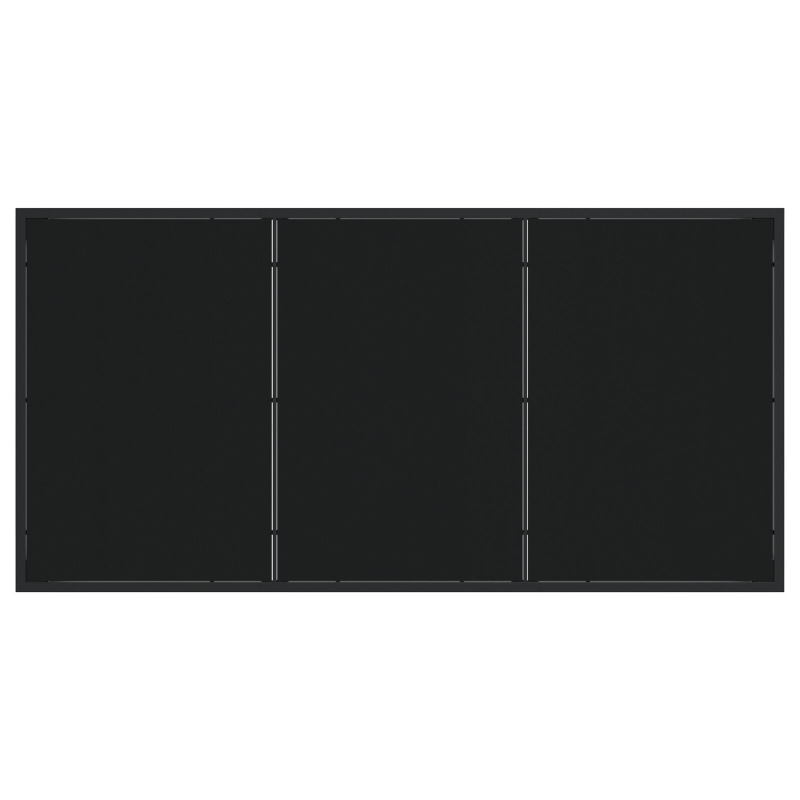 5-teiliges Garten-Dining-Set mit Kissen Schwarz Poly Rattan