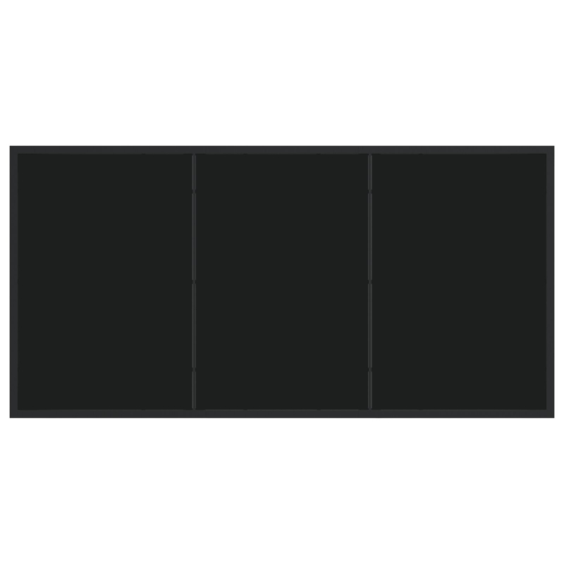 5-teilige Garten-Essgruppe mit Kissen Schwarz Poly Rattan