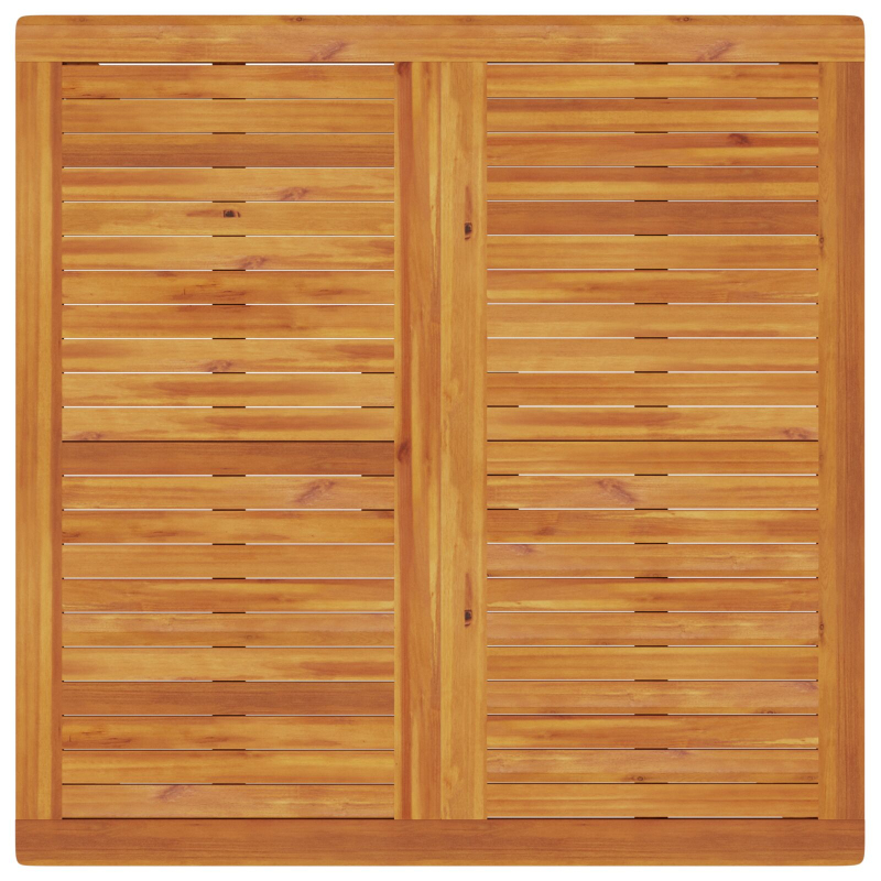 3-teiliges Garten-Esszimmer-Set aus massivem Akazienholz