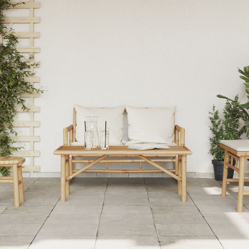 Couchtisch 110x50x43 cm Bambus