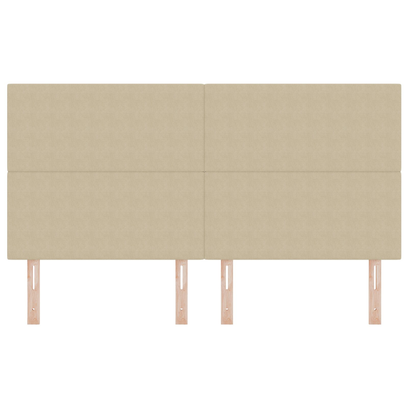 Kopfteil Schlichtes Design Hellgrün Grau 180 cm Corduroy Stoff