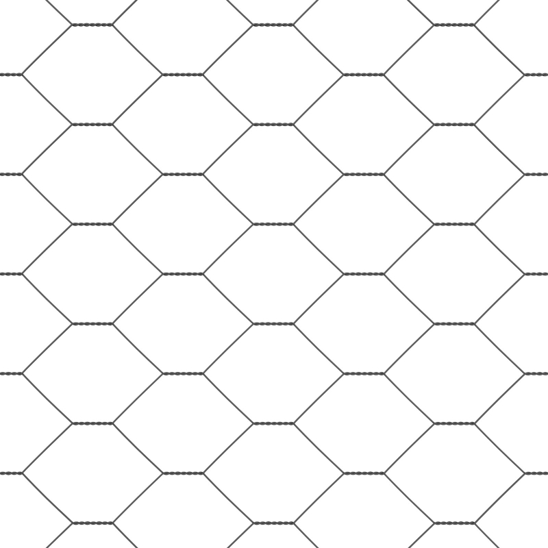 Zaunpfosten 22 Stück U-Channel Grau 120 cm Stahl, Sechseckzaun Grau 1.2x50 m Stahl