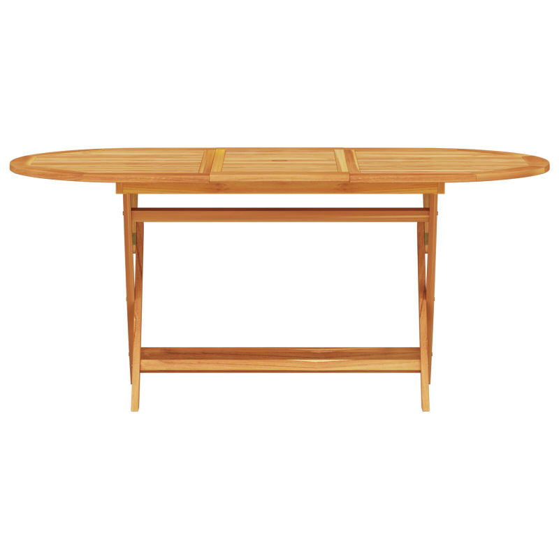 5-teiliges Gartendining-Set aus massivem Akazienholz