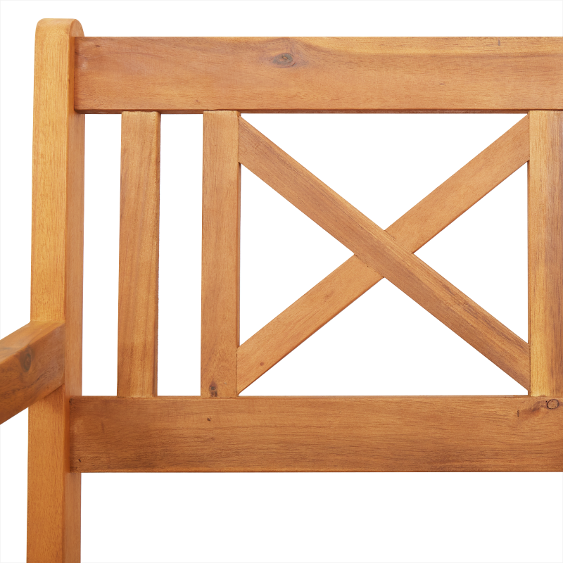 Gartenstühle 4 Stück 56x55.5x90 cm Massivholz Akazie