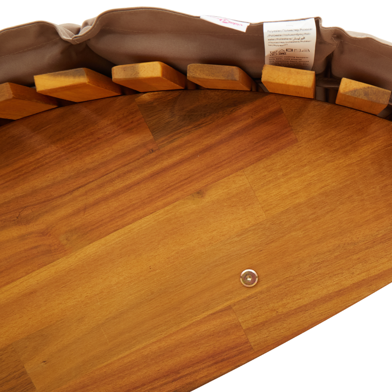 Schwingliegestühle mit Kissen 2 Stück aus Akazienholz